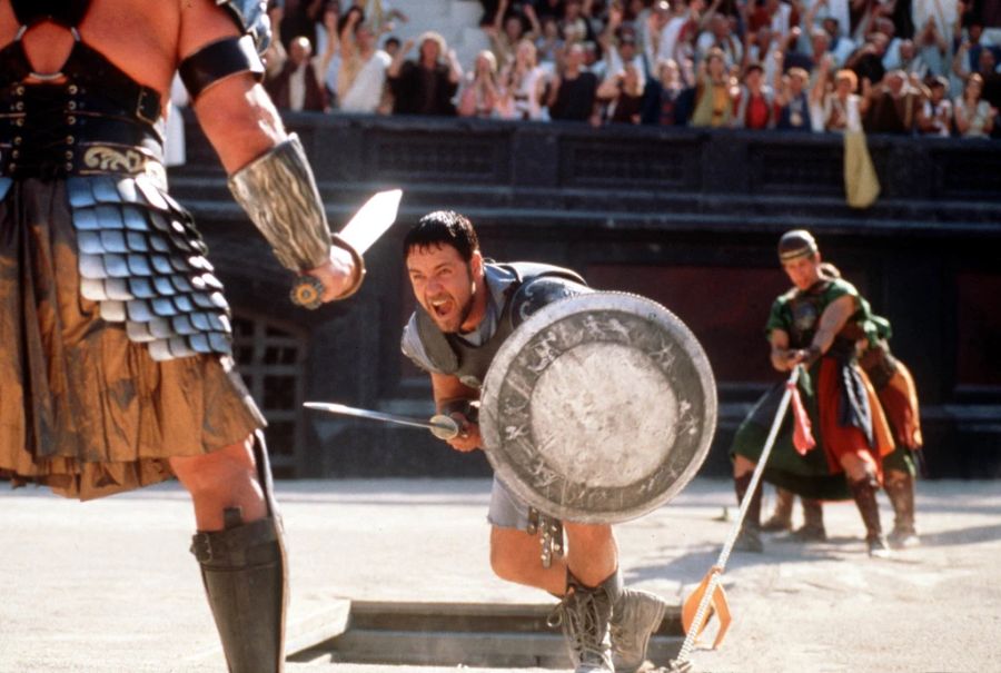 Russell Crowe im Film «Gladiator» 2000.