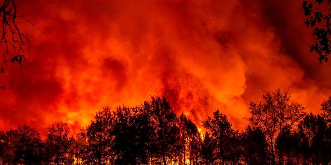 saumos südfrankreich waldbrand