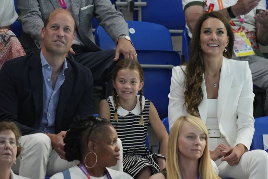 Die Cambridges mit Töchterchen Charlotte.