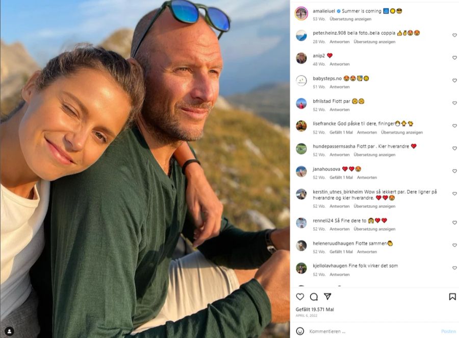 Aksel Lund Svindal und seine Freundin Amelie Iuel haben kürzlich Nachwuchs erhalten.