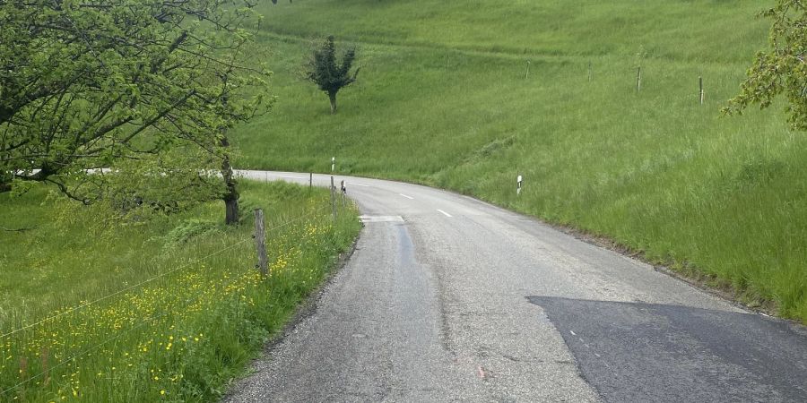 Strasse in einer Landschaft