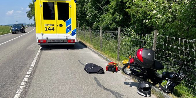 Gossau: Selbstunfall mit Mofa Selbstunfall mit Mofa