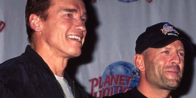 Arnodl Schwarzenegger und Bruce Willis