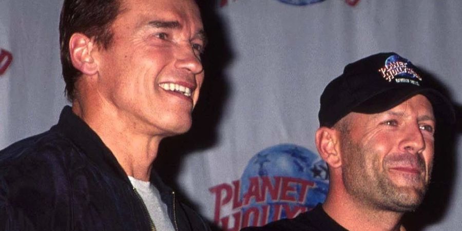 Arnodl Schwarzenegger und Bruce Willis