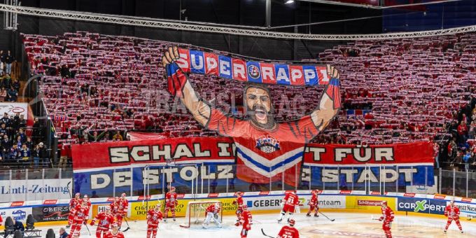 Die Rapperswil-Jona Lakers gewinnen eine Umfrage für die beste Choreo. Rapperswil-Jona Lakers