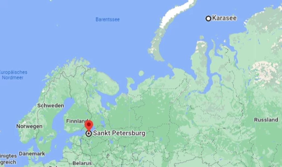 Der russische Atom-Eisbrecher wollte von der Karasee nach St. Petersburg – und musste dafür durch die Ostsee.