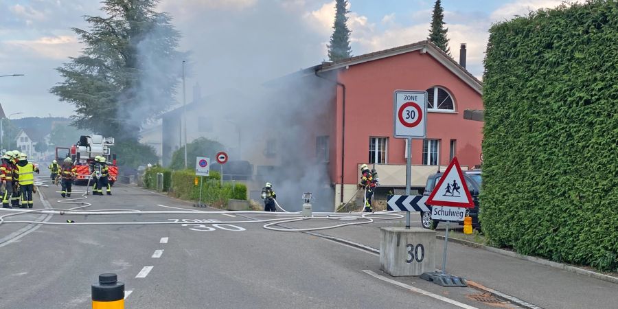 Kellerbrand in Muenchwilen