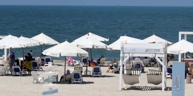 Strand am Mittelmeer