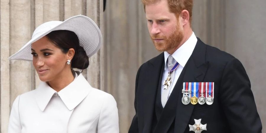 Herzogin Meghan und Prinz Harry sind in Grossbritannien.