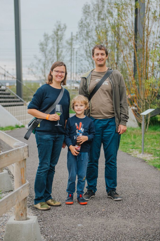 Vlnr.: Vanessa, Leo und Dani aus Zürich im Ausgang in Winterthur