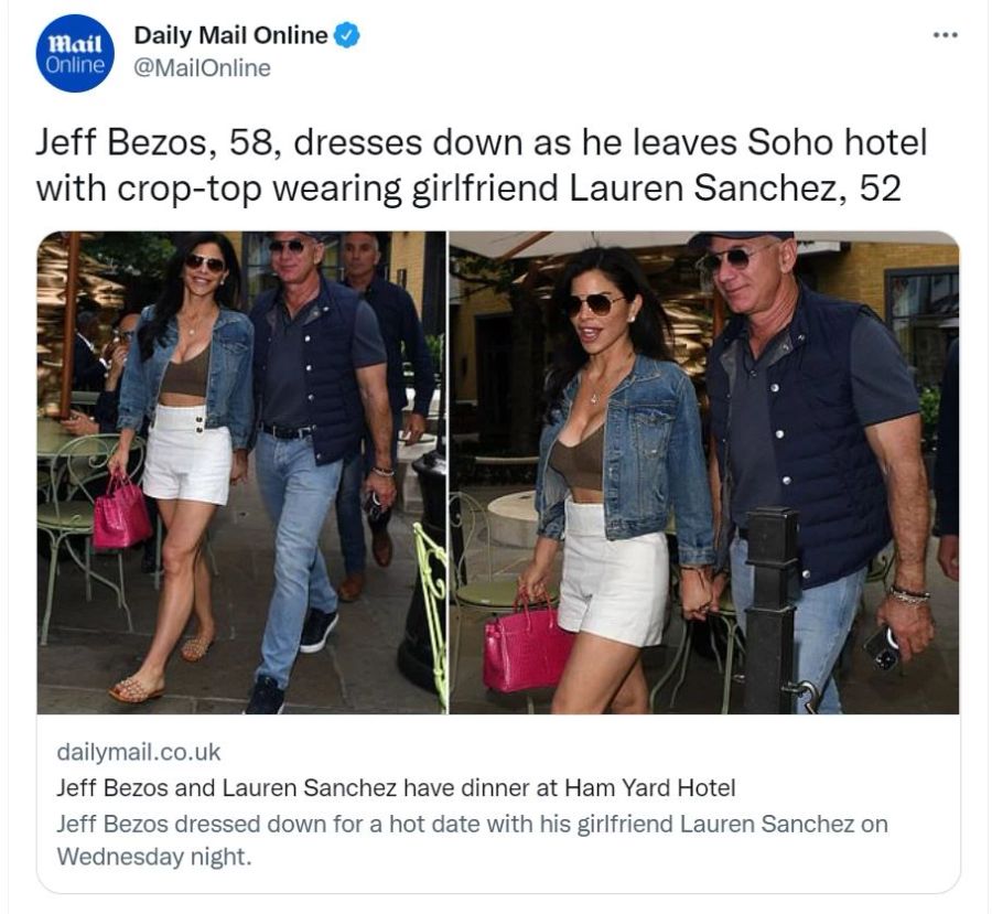 Lauren Sanchez trägt eine Birkin-Tasche für 105'000 Franken.