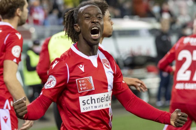 Ndongo trifft bei seinem ersten Saison-Einsatz für den FC Thun. Ndongo