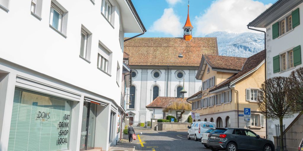 Die Rathausplatz-Neugestaltung in Arth startet nach Ostern