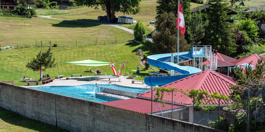 Das Freibad von Grindelwald.