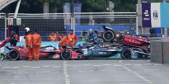 Formel E Seoul Crash