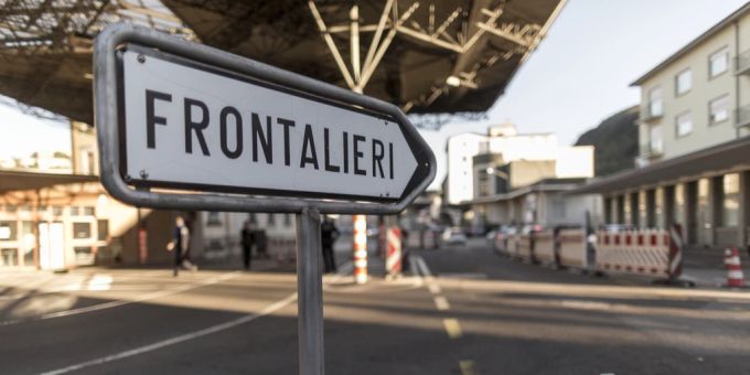 Der Grenzübergang in Chiasso - Brodgeda TI. Chiasso