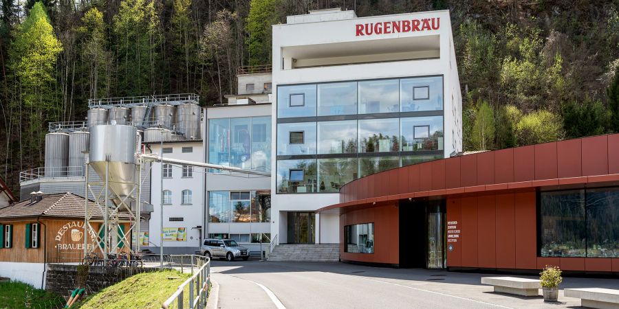 Die Rugenbräu AG an der Wagnerenstrasse 40 in Matten bei Interlaken.