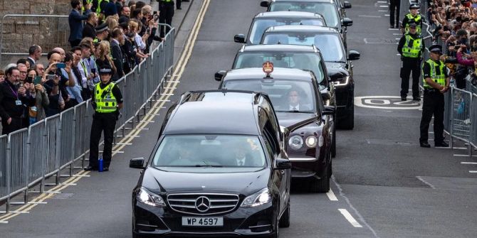 Leichenwagen der Queen Elizabeth