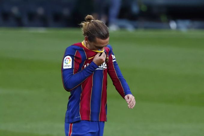 Antoine Griezmann im Einsatz für den FC Barcelona. FC Barcelona Antoine Griezmann