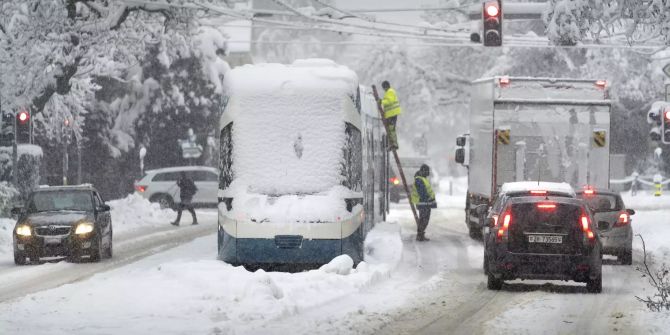 Schnee in der Schweiz