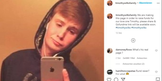 Timothy Wilks (†20) wurde bei einem Prank erschossen. youtuber