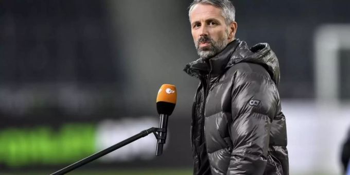 Wird vom Gladbacher Fanprojekt kritisiert: Trainer Marco Rose. Foto: Martin Meissner/Pool AP/dpa Wird vom Gladbacher Fanprojekt kritisiert: Trainer Marco Rose. Foto: Martin Meissner/Pool AP/dpa