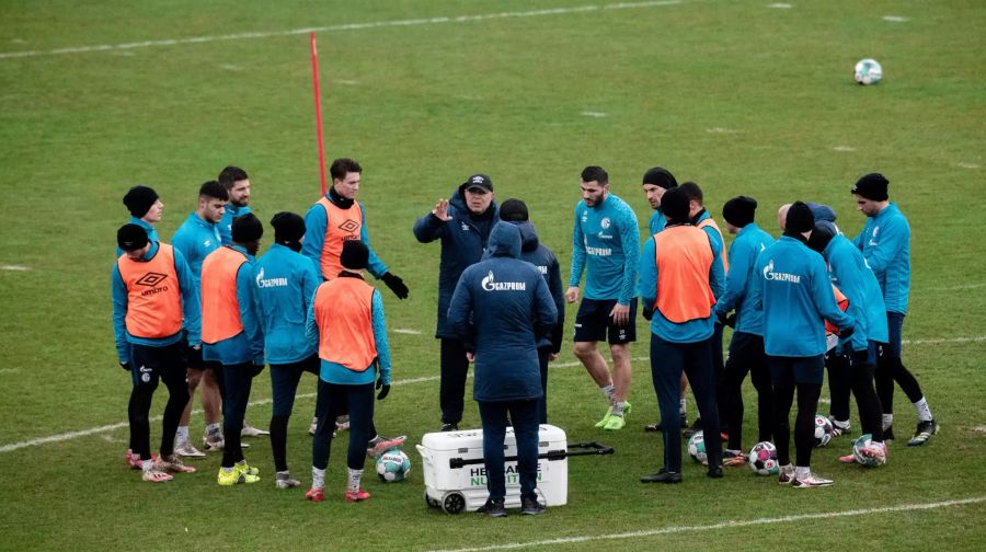 Abschlusstraining Schalke 04