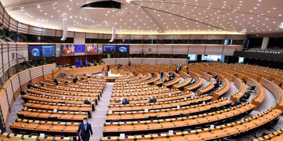 Der Plenarsaal in Brüssel