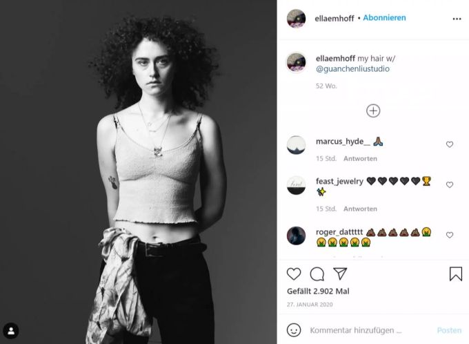 Ella Emhoff wird Model. ella