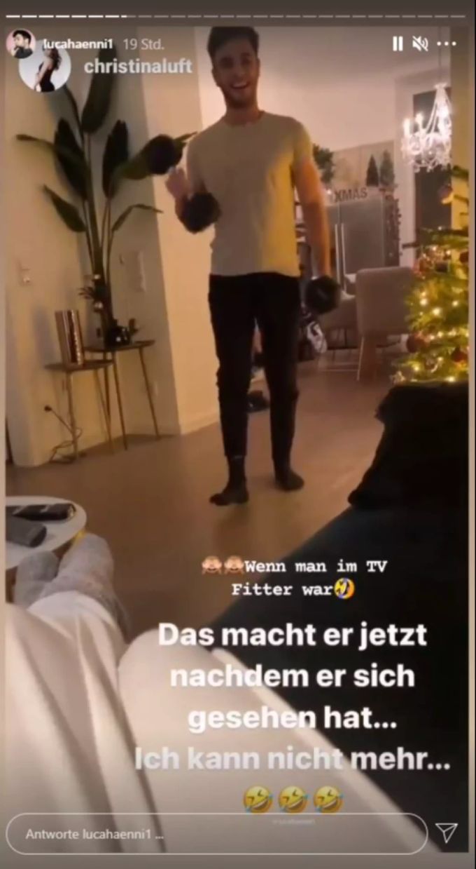 Luca Hänni vermisst seine Muckis. luca