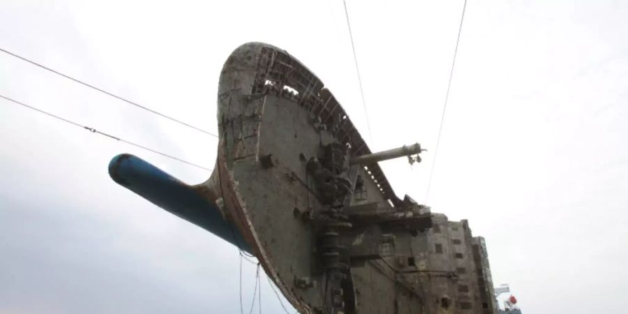 Bergung des Wracks der «Sewol» 2017