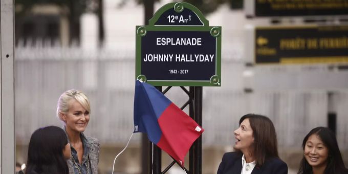 Johnny Hallyday erhält eigenen Platz in Paris. Johnny Hallyday