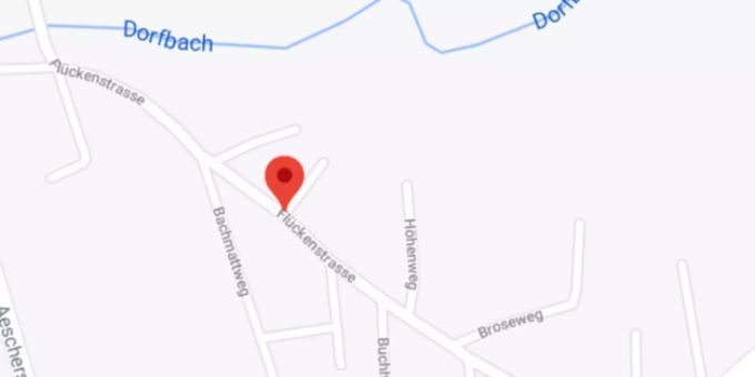 Die Flückenstrasse in Meisterschwanden. Flückenstrasse
