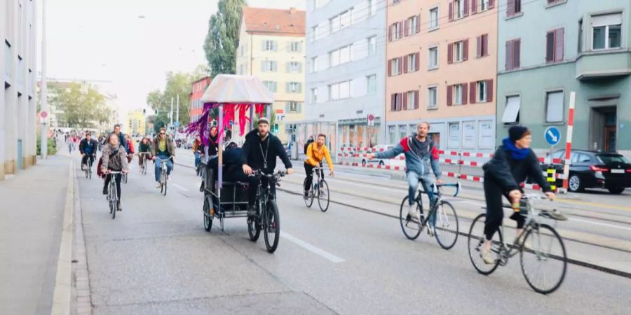 Die Velodemo war bewilligt.