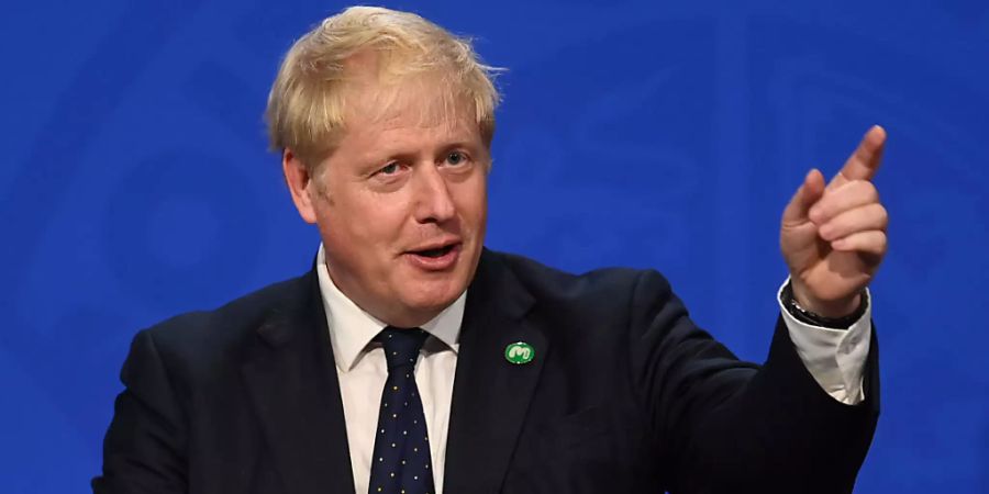 Boris Johnson, Premierminister von Grossbritannien, spricht bei einer Pressekonferenz in der 10 Downing Street. Foto: Toby Melville/PA Wire/dpa