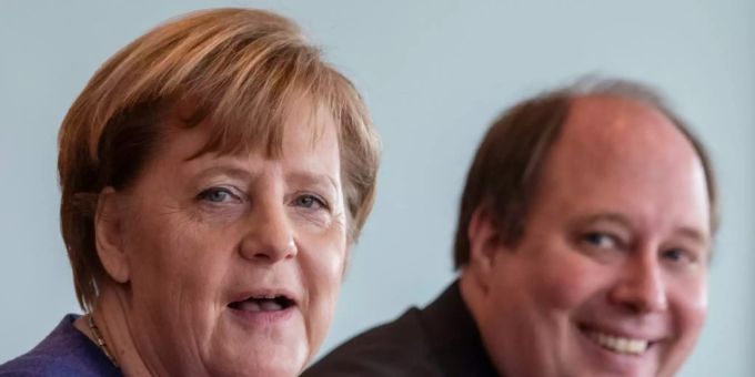 Helge Braun mit Kanzlerin Angela Merkel Helge Braun mit Kanzlerin Angela Merkel