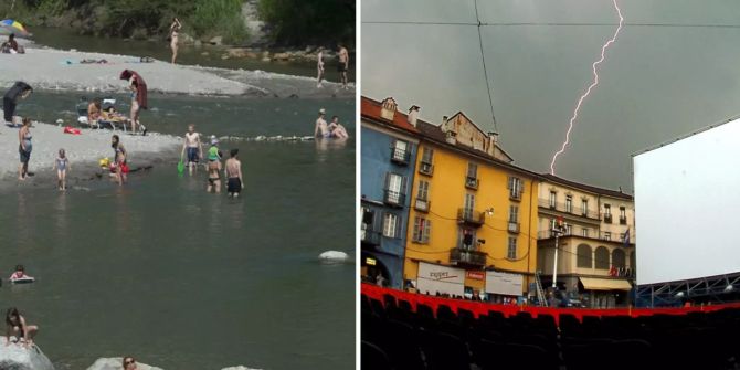 unwetter blitze tessin