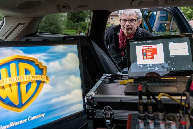 Yves Flückiger ist an den Kinonächten für den reibungslosen Film- und Tongenuss verantwortlich