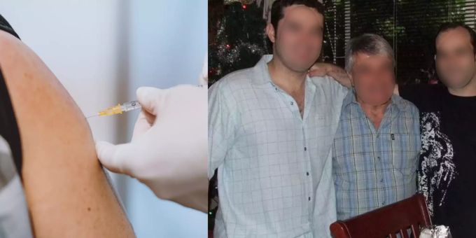 Francis Goncalves (r.) verlor seine Familie an das Coronavirus. goncalves coronavirus