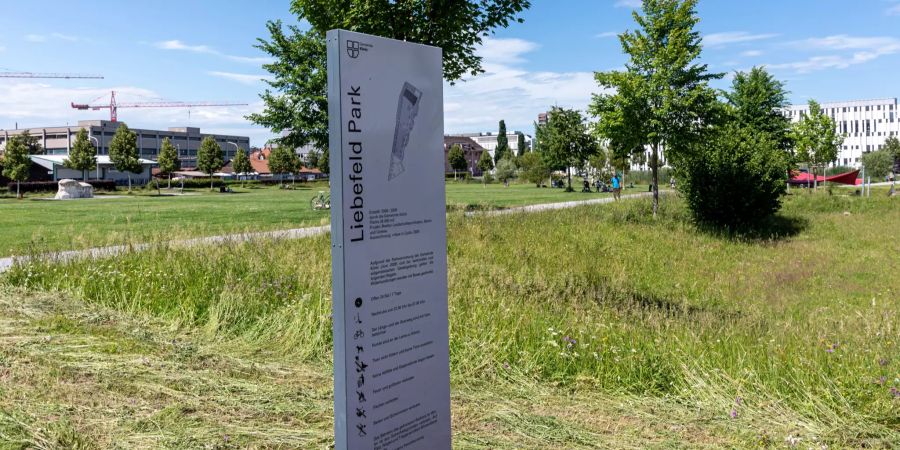 Der Liebefeld Park im Liebefeld.
