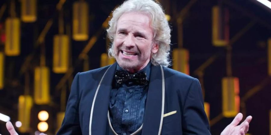 Thomas Gottschalk lässt sich zum 70. im Fernsehen feiern. Foto: Henning Kaiser/dpa