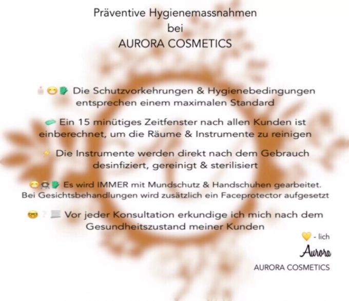 Kosmetikerin schutzmassnahmen 2