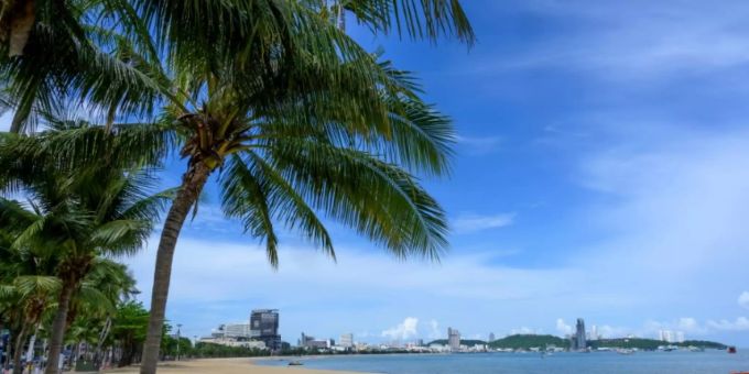 Strand im thailändischen Pattaya. thailand