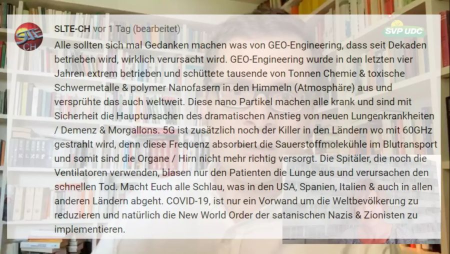 Roger Köppel Verschwörungstheorien