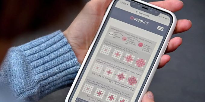Sogenannte Contact-Tracing-Apps sollen die Corona-Pandemie eindämmen. (Archivbild) Corona-tracing-app Coroanvirus