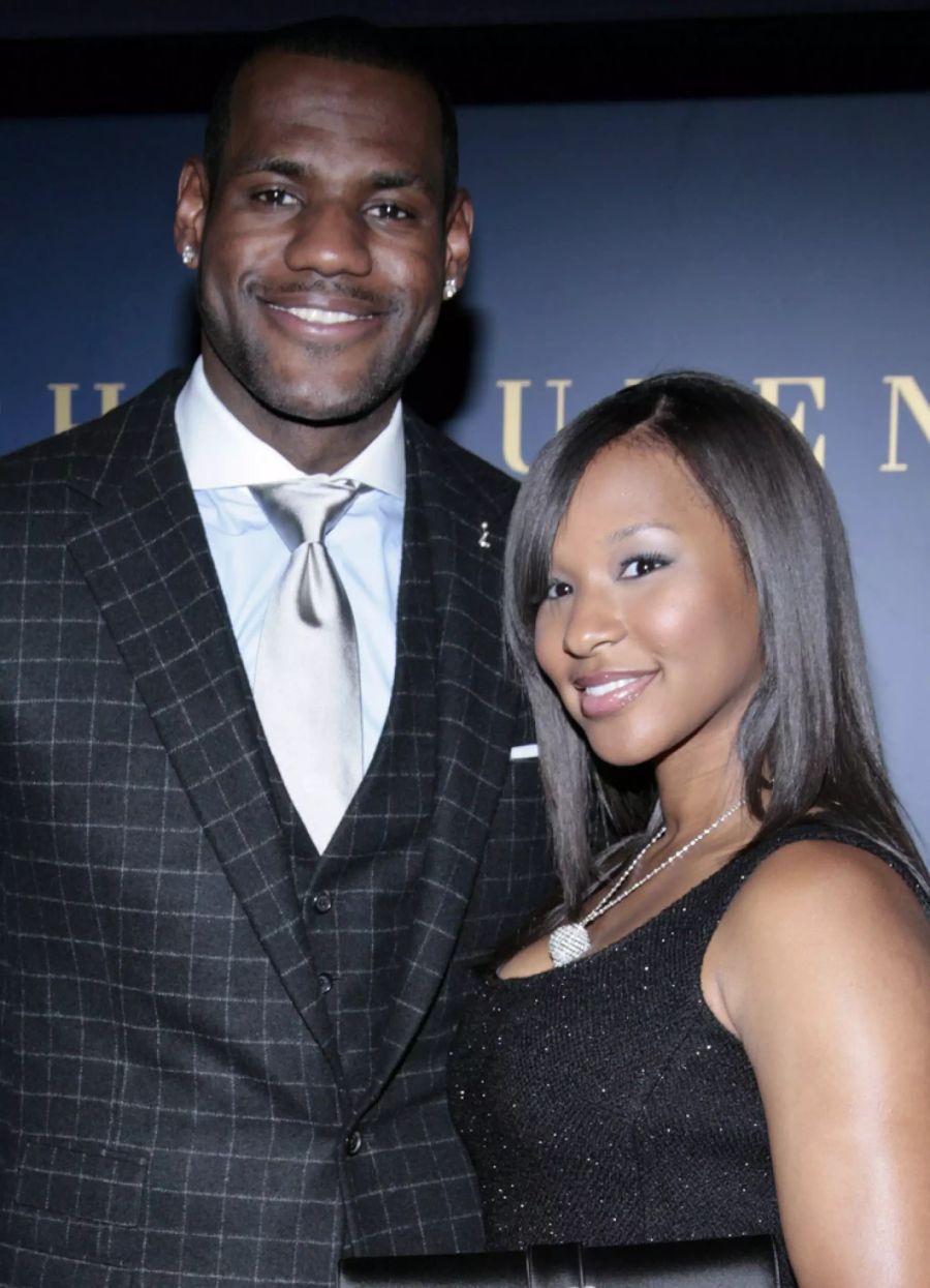 Ein Bild von LeBron James und Savannah Brinson aus dem Jahr 2008.