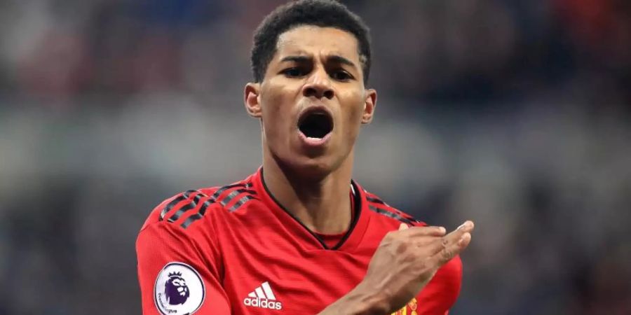 Setzt sich für bedürftige Kinder ein: Der englische Nationalspieler Marcus Rashford. Foto: Owen Humphreys/PA Wire/dpa