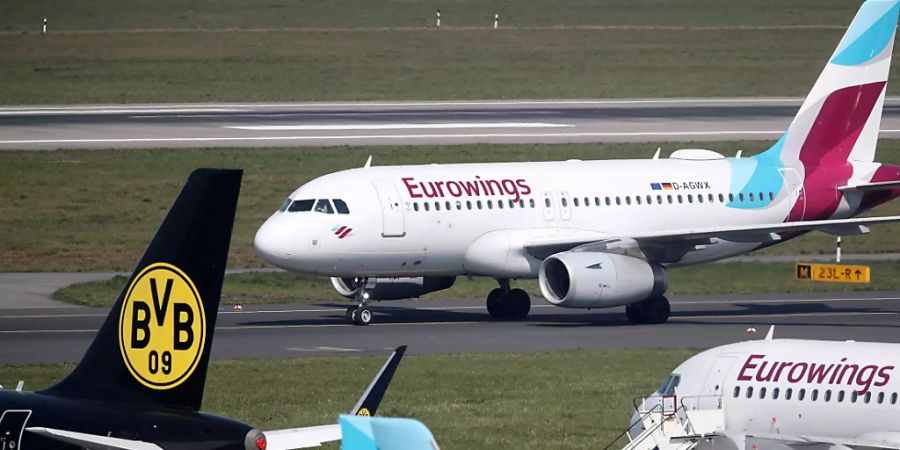 Eine Maschine von Eurowings durfte in Sardinien nicht landen (Archivbild).