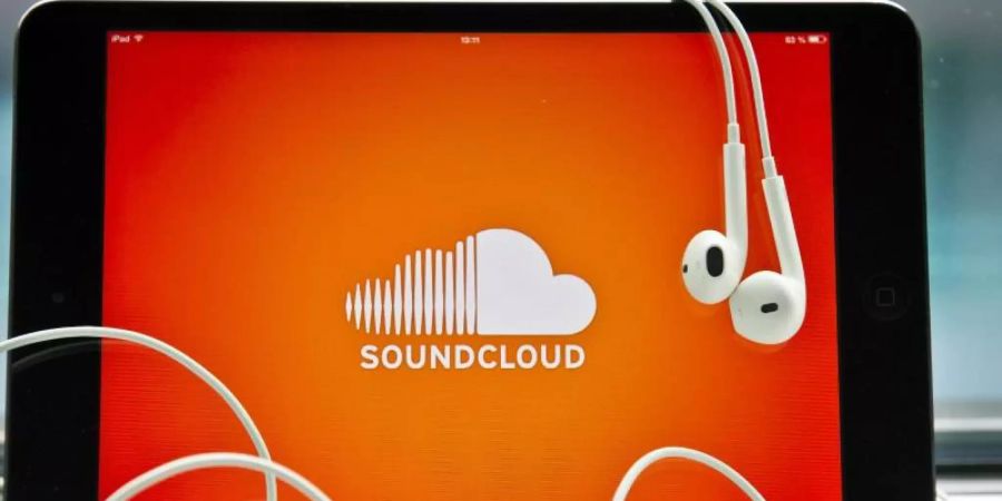 Die App Soundcloud auf einem iPad. Foto: picture alliance / dpa