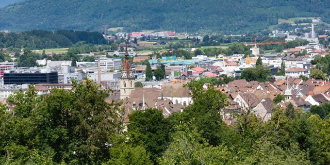 Blick auf die historische Altstadt von Zofingen. Kindes- und Erwachsenenschutzrecht